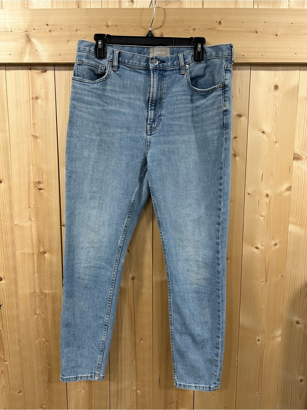 Everlane Authentic Stretch High-Rise Skinny Jeans — Size 32. Great for boots